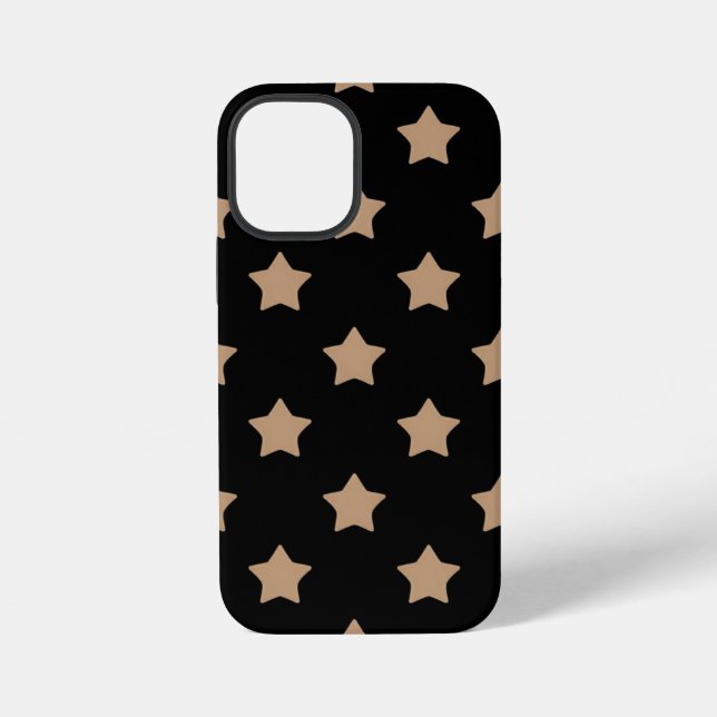 Coque iPhone Étui à motif étoile pour iPhone 12 Mini (Verso)