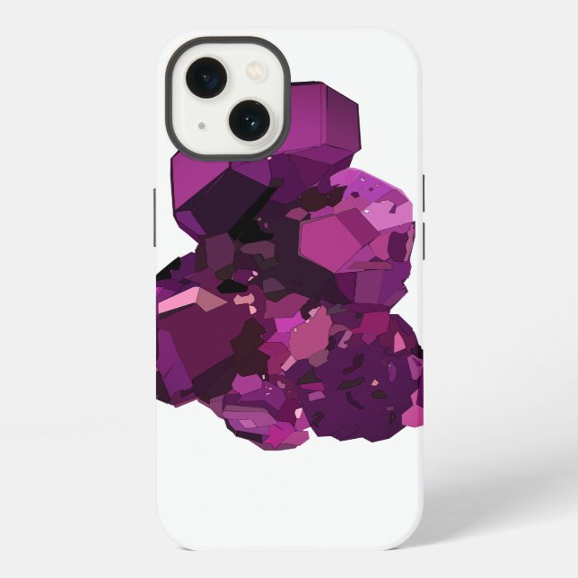 Coque iPhone Étui améthyste pourpre (Verso)
