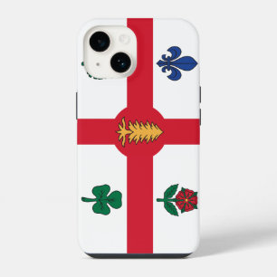 Coque Pour iPhone 14 Étui Apple Case-Mate patriotique, drapeau de Montr