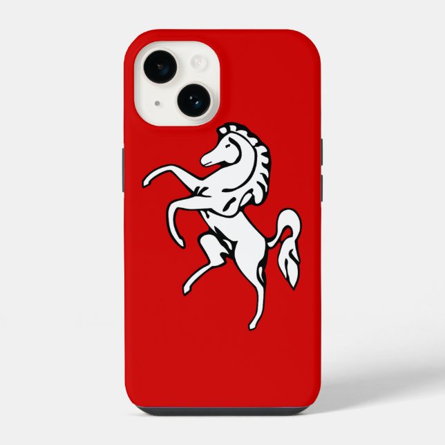 Coque iPhone Étui Apple Case-Mate patriotique, drapeau du comté (Verso)