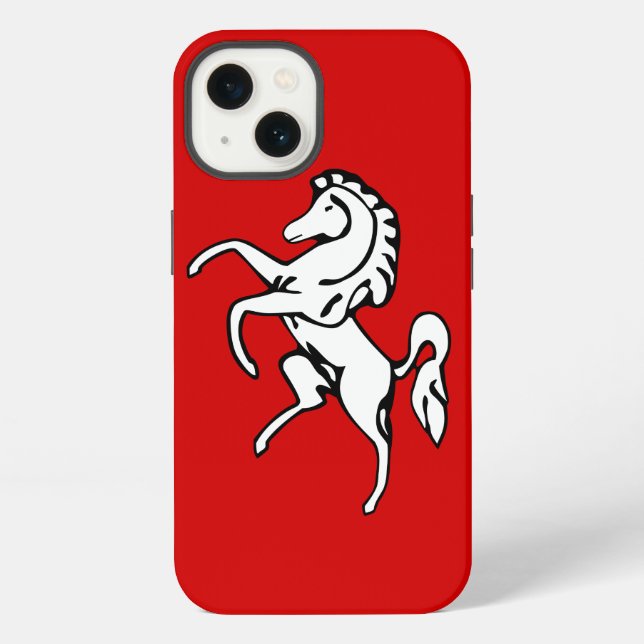 Coque iPhone Étui Apple Case-Mate patriotique, drapeau du comté (Verso)