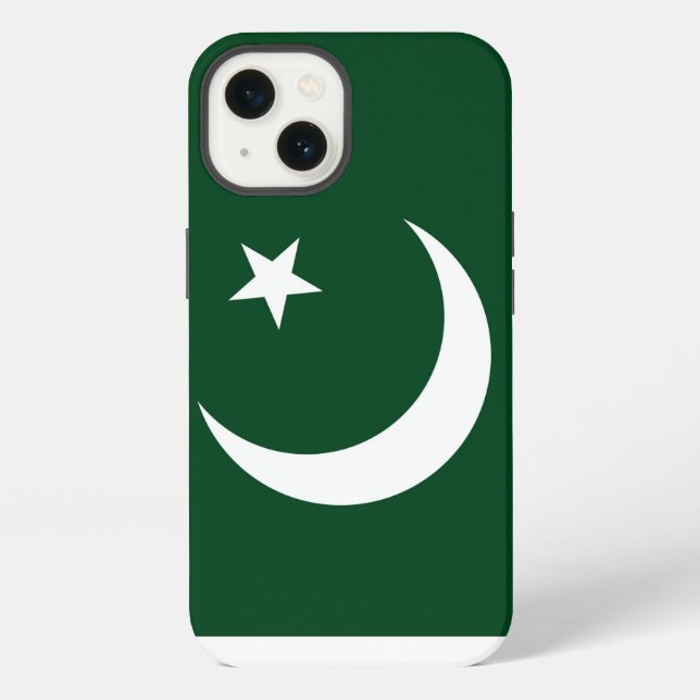 Coque iPhone Étui Apple Case-Mate patriotique, drapeau du Pakis (Verso)