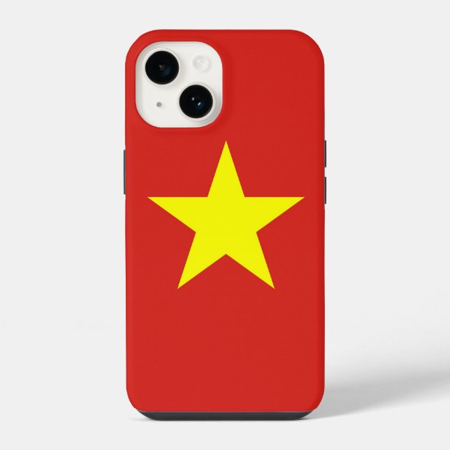Coque iPhone Étui Apple Case-Mate patriotique, drapeau du Vietn (Verso)