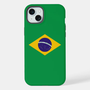 Coque iPhone 15 Plus Étui Apple iPhone 15 Plus, drapeau du Brésil