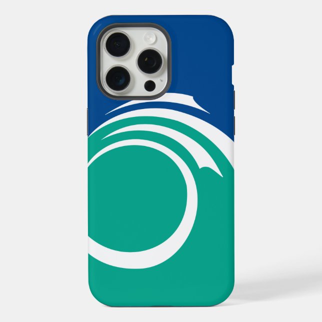 Coque iPhone Étui Apple iPhone 15 Pro Max, drapeau d'Ottawa (Verso)