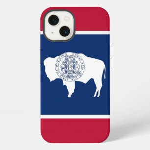 Etui iPhone 13 Étui Apple patriotique Case-Mate, drapeau du Wyomi