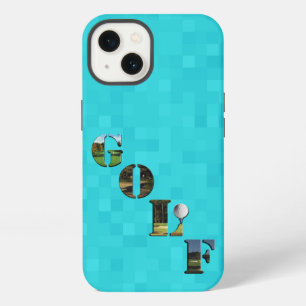 Etui iPhone 13 Étui Aqua Blue Golf pour iPhone 13