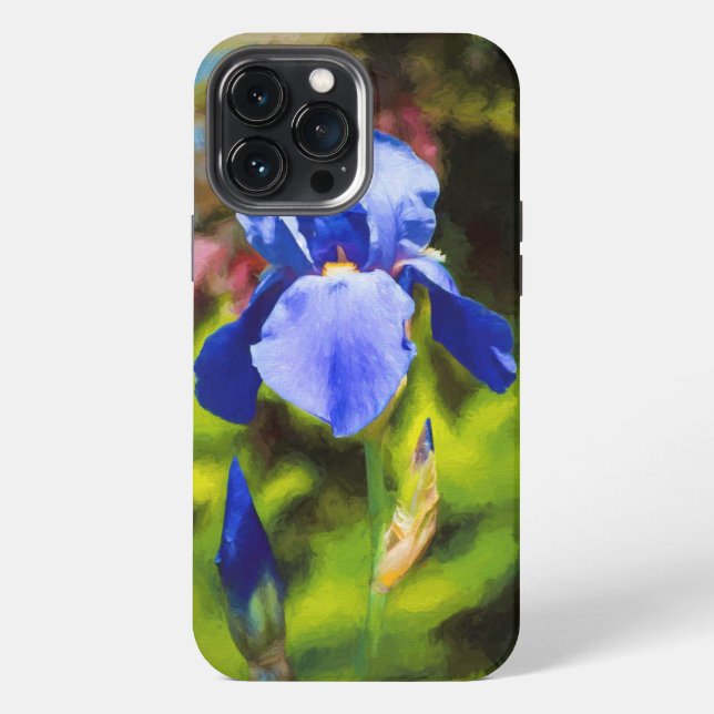 Coque iPhone Étui Blue Iris Case-Mate pour iPhone (Verso)