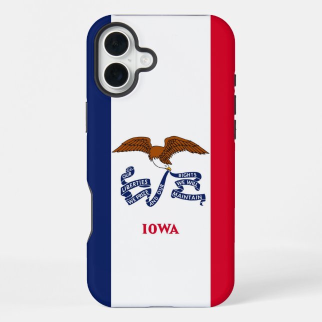 Coque iPhone Étui Case-Mate Apple iPhone 16 Plus drapeau de l'I (Verso)