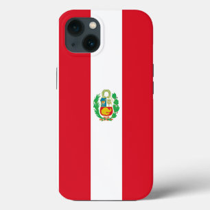 Etui iPhone 13 Étui Case-Mate Apple patriotique, drapeau du Pérou