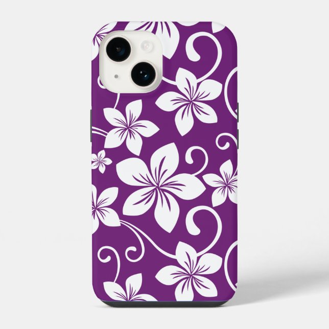 Coque iPhone Étui Case-Mate iPhone BLUE HAWAII (PRUNE) (Verso)