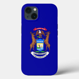 Etui iPhone 13 Étui Case-Mate pour iPhone 13 avec drapeau du Mich