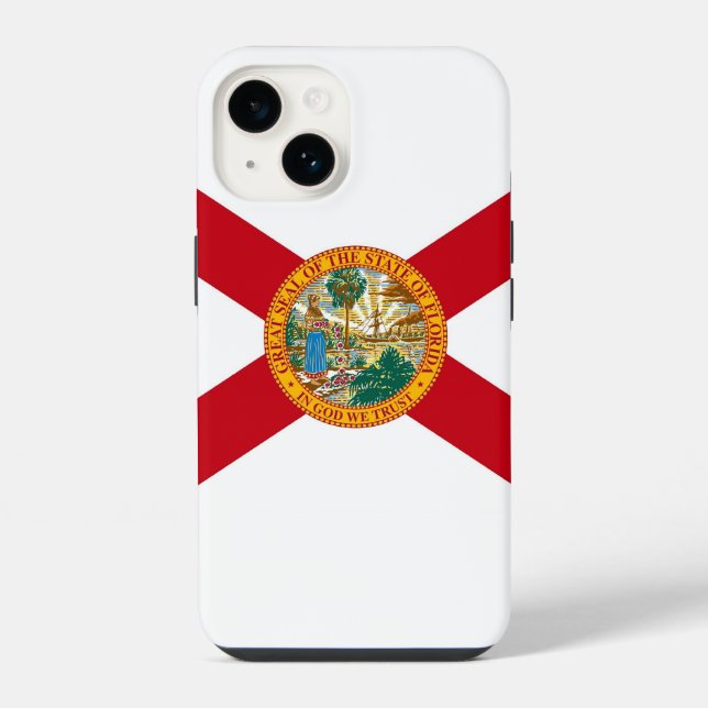 Coque iPhone Étui Case-Mate pour iPhone 14 avec drapeau de Flor (Verso)