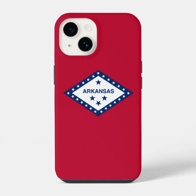 Coque iPhone Étui Case-Mate pour iPhone 14 avec drapeau de l'Ar (Verso)