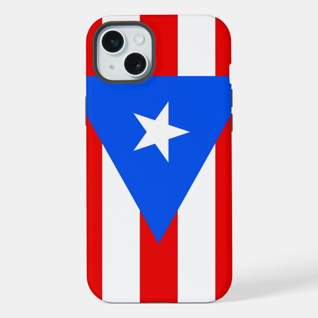 Coque iPhone Étui Case-Mate pour iPhone 15 Plus, drapeau de Por (Verso)