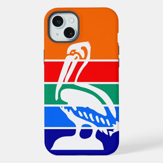 Coque iPhone Étui Case-Mate pour iPhone 15 Plus, drapeau de St. (Verso)