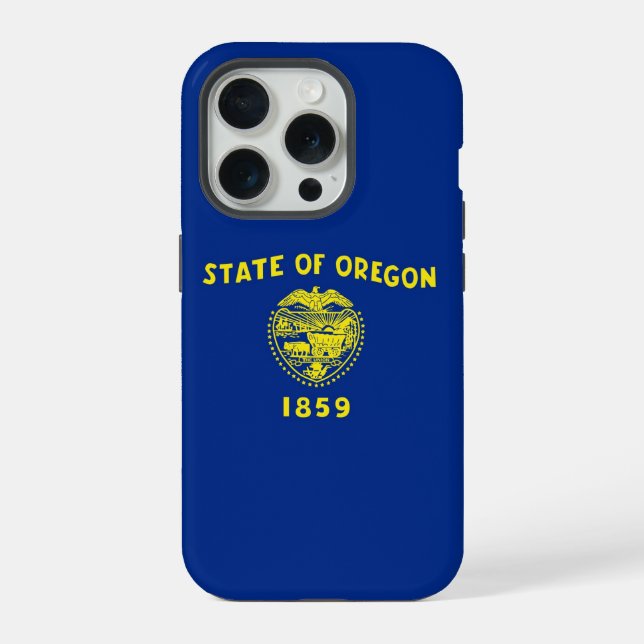 Coque iPhone Étui Case-Mate pour iPhone 15 Pro, drapeau de l'Or (Verso)