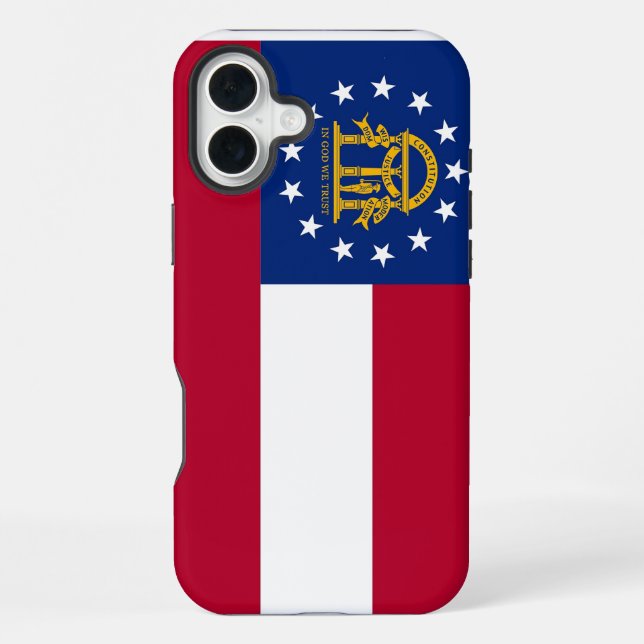 Coque iPhone Étui Case-Mate pour iPhone 16 Plus, drapeau de Géo (Verso)