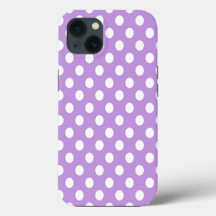 Etui iPhone 13 Étui Case-Mate pour iPhone à pois blancs sur fond