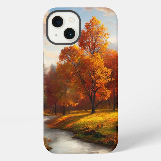 Coque iPhone Étui Case-Mate pour iPhone à thème d'automne (Verso)