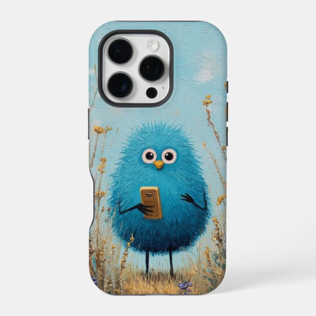 Coque iPhone Étui Case-Mate Tough pour Apple iPhone 16 - Oiseau (Verso)
