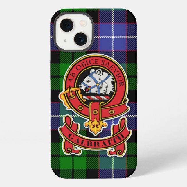 Coque iPhone Étui Clan Galbraith pour Iphone 13 (Verso)