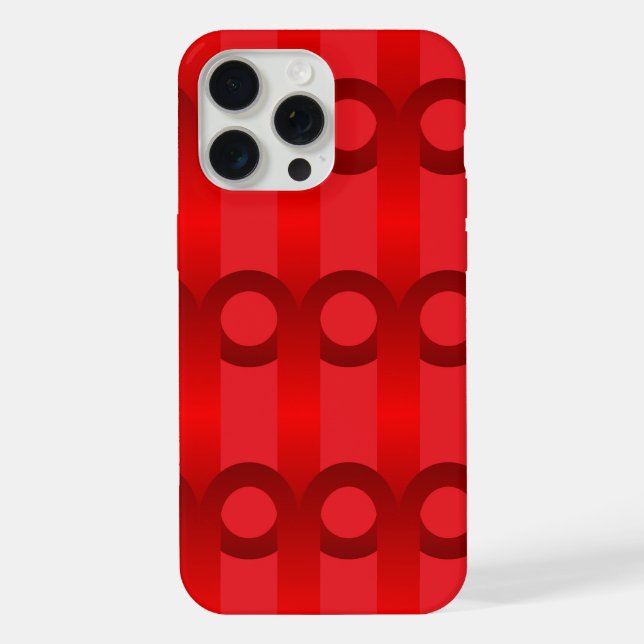 Coque iPhone Étui Crimson Orbit (Verso)