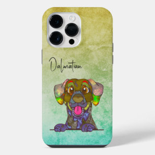 Coque Pour Pour iPhone 14 Pro Max Étui Dalmatien Vilain Visage Case-Mate iPhone