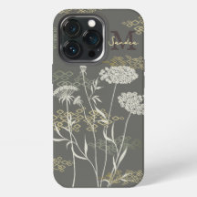 Étui Dark pour iPhone / iPad à motif de la dentell