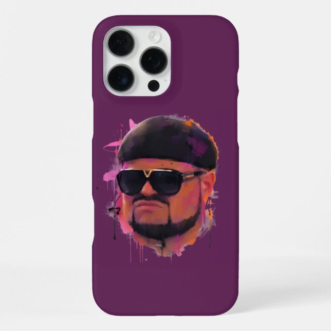 Coque iPhone Étui d'art de portrait pour Apple iPhone 16 Pro Ma (Verso)