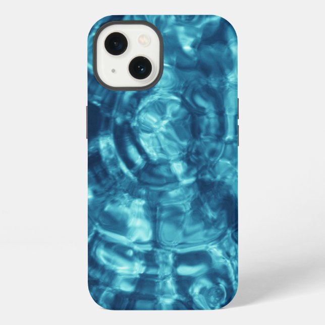 Coque iPhone Étui de batterie abstrait bleu pour iPhone 6 (Verso)