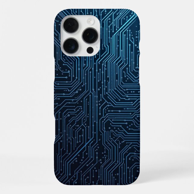 Coque iPhone Étui de circuit Tech Shield (Verso)