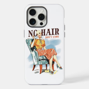 Coque iPhone 15 Pro Max Étui de sensibilisation au cancer No Hair Don’t Ca