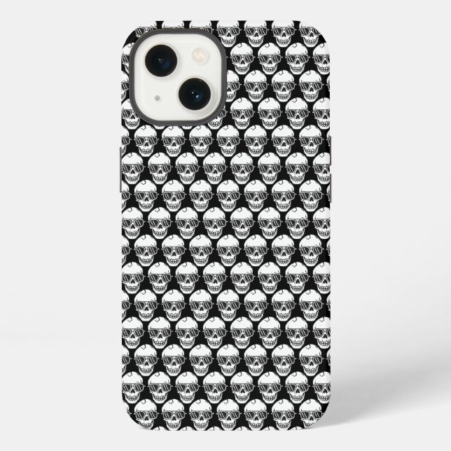 Coque iPhone Étui de téléphone à crâne cool (Verso)