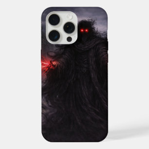 Coque iPhone 15 Pro Max Étui de téléphone à emblème de dieu sombre