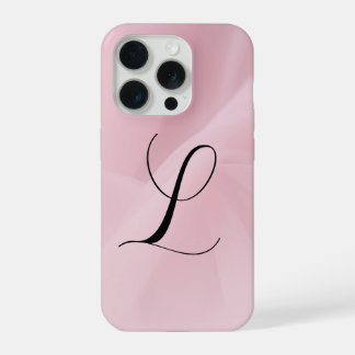 Coque iPhone 15 Pro Étui de téléphone à fond rose en tulle