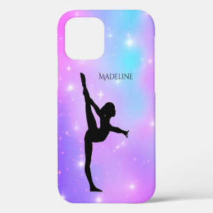 Coque iPhone 12 Étui de téléphone à gradient de gymnastique avec n