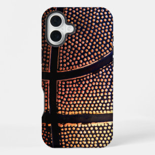 Coque iPhone 16 Plus Étui de téléphone à impression de basket-ball