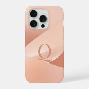 Coque iPhone 15 Pro Étui de téléphone à lettre Q minimale – De esthéti