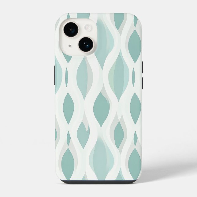 Coque iPhone étui de téléphone à motif artistique (Verso)