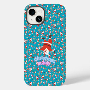 Coque Pour iPhone 14 Étui de téléphone à motif de Père Noël drôle de No