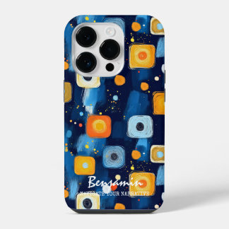 Coque Pour iPhone 14 Plus Étui de téléphone à motif tourbillonnant géométriq