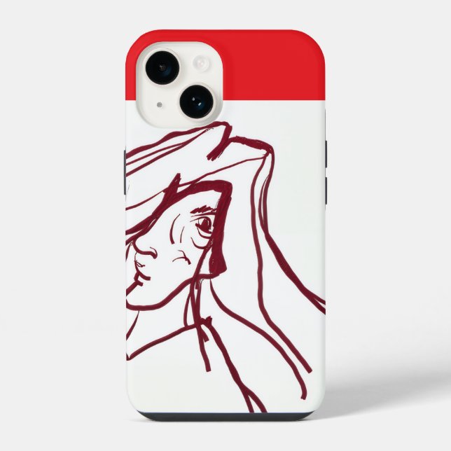 Coque iPhone Étui de téléphone à peinture rupestre (Verso)