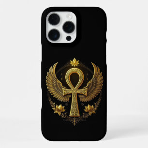Coque iPhone 16 Pro Max Étui de téléphone à symbole Ankh - Égypte ancienne