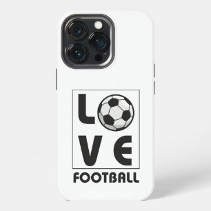 Etui iPhone 13 Pro Étui de téléphone à typographie minimaliste "J'AIM