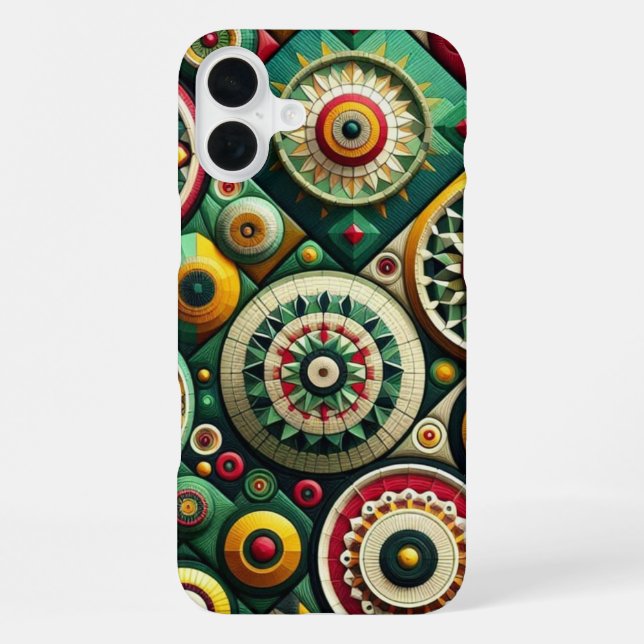 Coque iPhone Étui de téléphone abstrait (Verso)