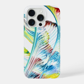Coque iPhone 15 Pro Étui de téléphone abstrait coloré Wanderer 1