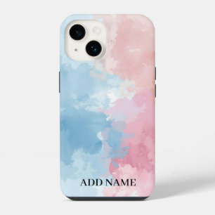 Coque Pour iPhone 14 Étui de téléphone abstrait pastel – Aquarelle pers