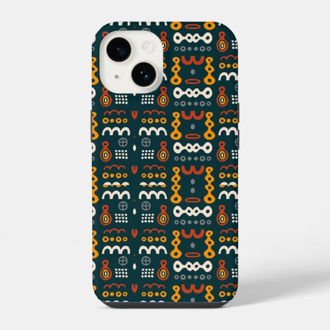 Coque iPhone Étui de téléphone africain (Verso)