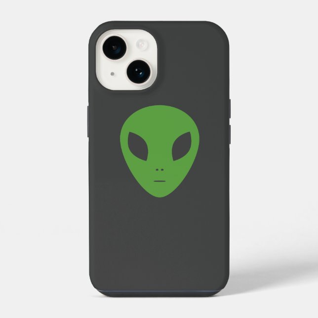 Coque iPhone Étui de téléphone Alien Vert (Verso)